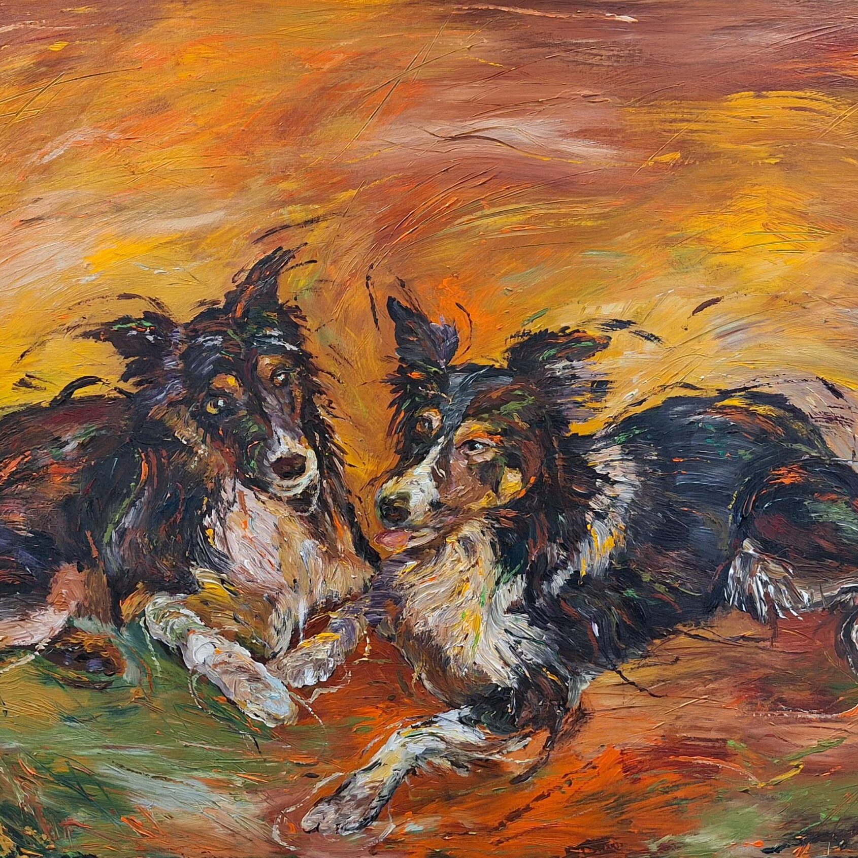 Hunde redi Malerier af dyr